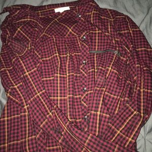 Burgundy Flannel